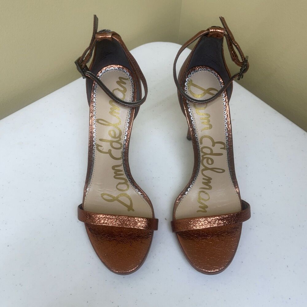 Sam Edelman Metallic Brown Heels - Picture 12 of 14
